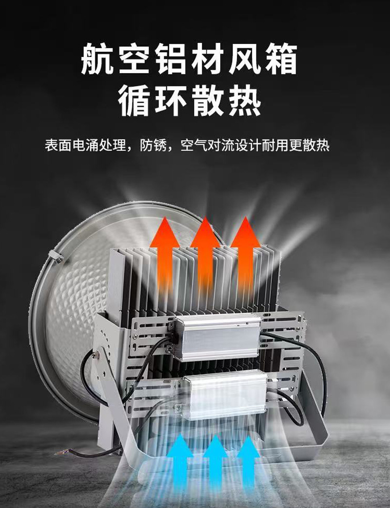 室内led篮球馆专用灯 防眩目无影体育馆乒乓球室羽毛球场照明灯(图2)