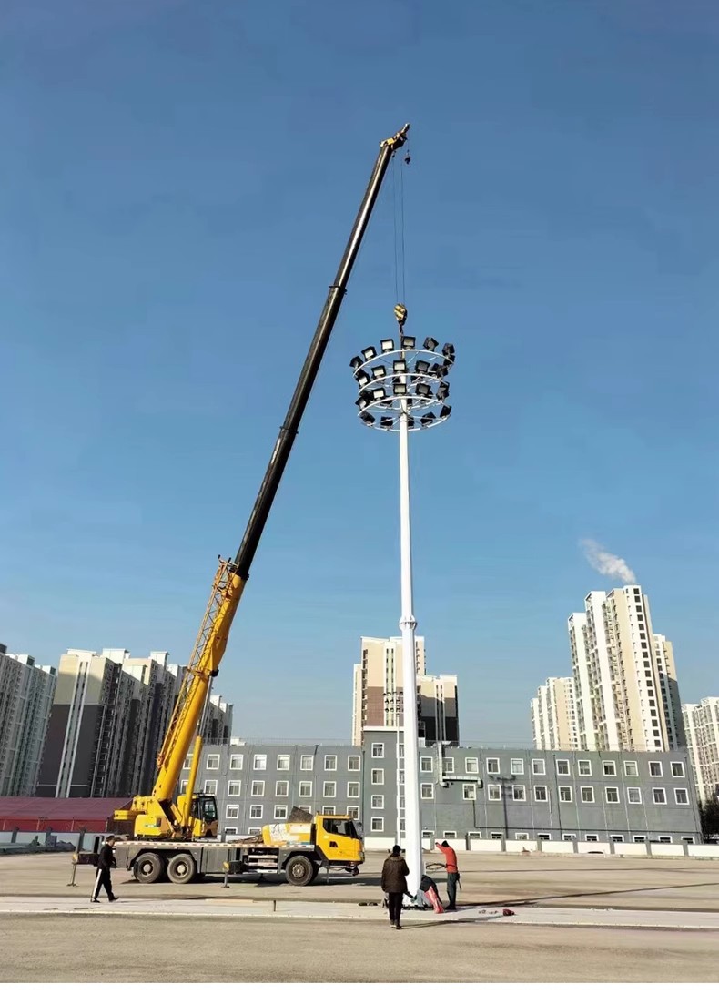 户外球场灯高杆灯强光大功率探照射灯工地建筑爆亮RGBW七彩投光灯(图16)