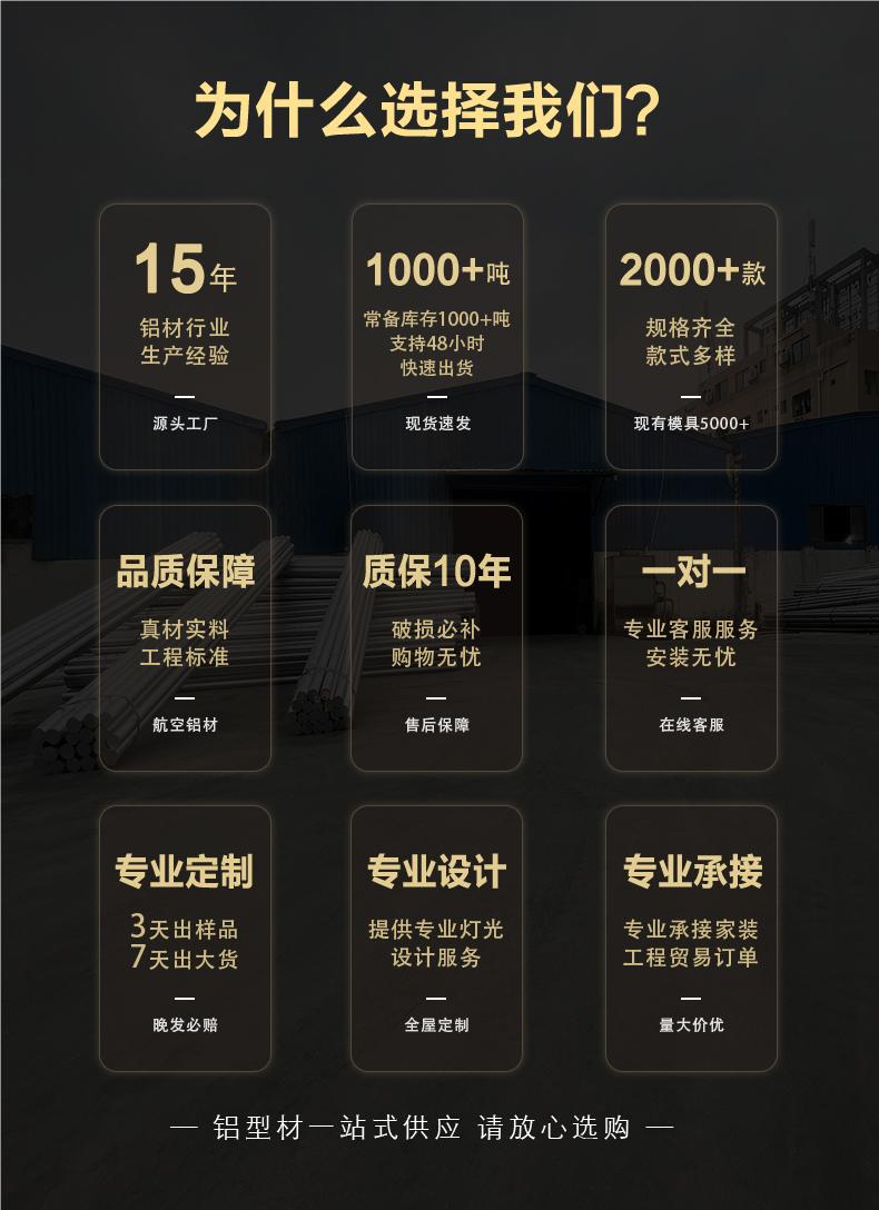 明装免开槽双灯双眼皮顶角线灯 客厅免吊顶无主氛围灯铝合金灯槽(图3)